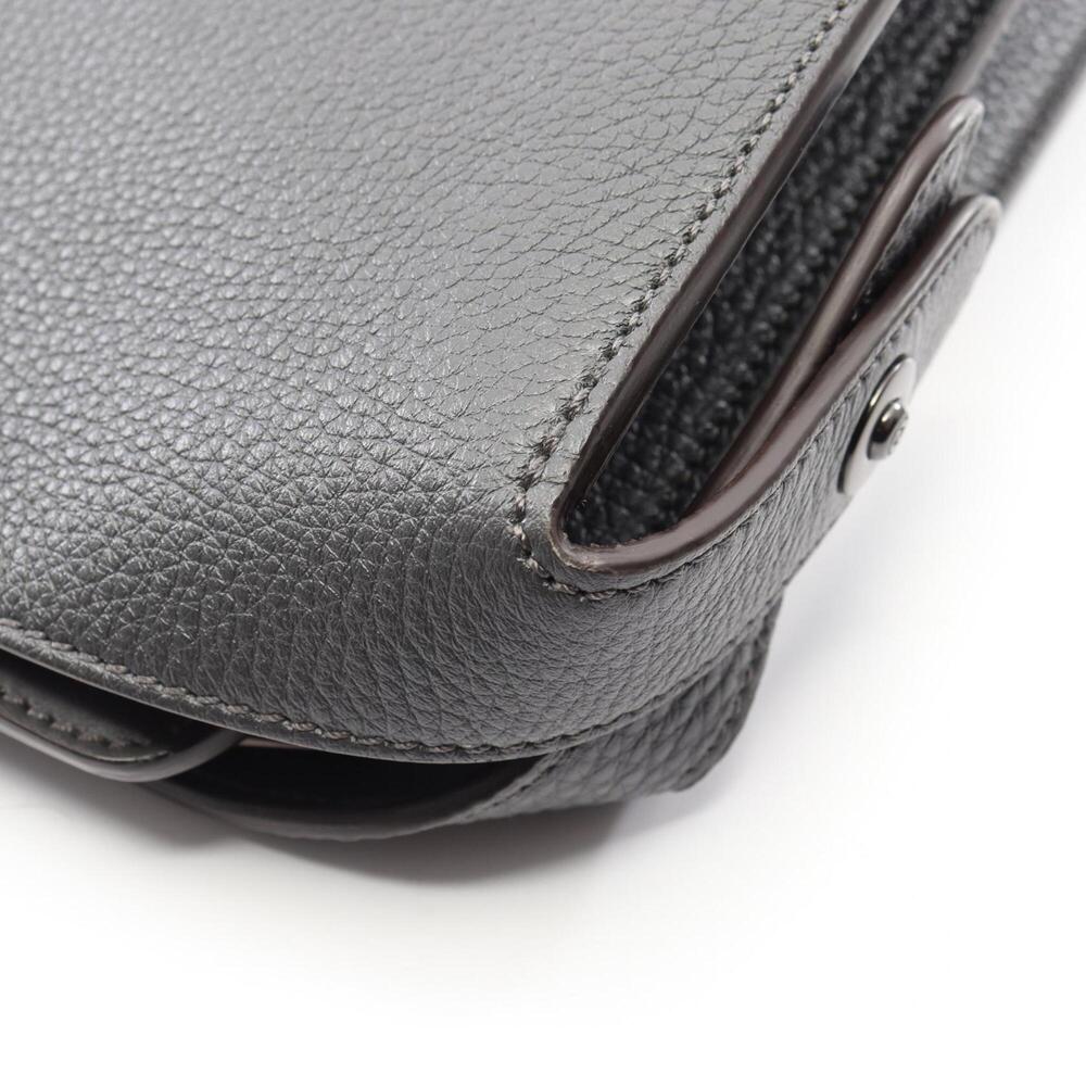 Fendi Peekaboo I.U Medium 2-Way Handbag, Leather, Men's, Gray (7VA529) - Picture 7 of 7